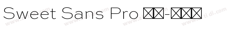 Sweet Sans Pro 常规字体转换 Sweet Sans Pro 常规字体转换